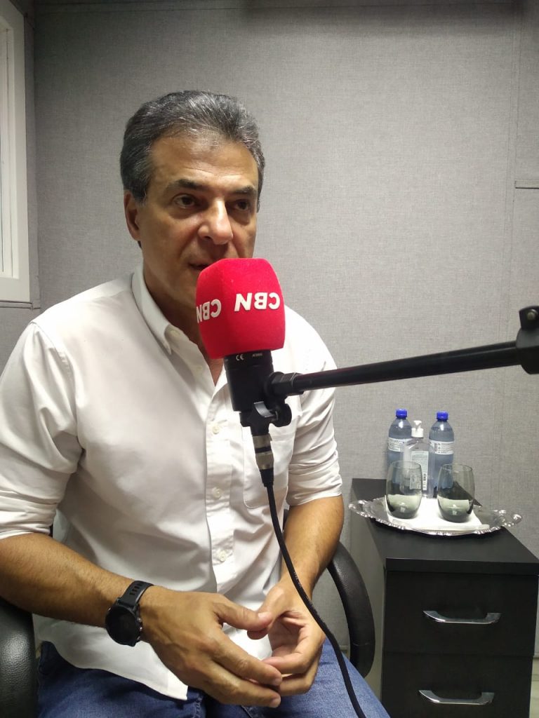 Beto Richa em entrevista à CBN Vale do Iguaçu