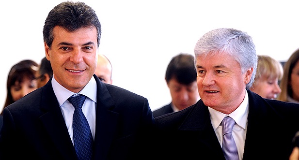 Beto Richa e Valdir Rossoni