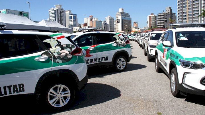 Novas viaturas da PM de Santa Catarina