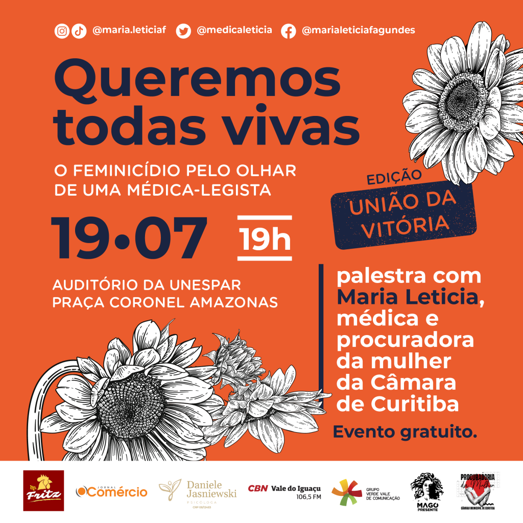 União da Vitória recebe evento "Queremos todas vivas"