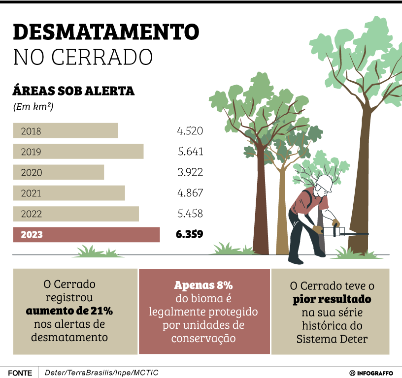 Desmatamento no Cerrado