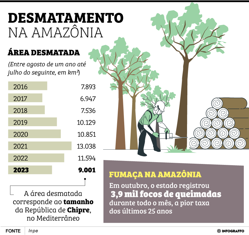 Desmatamento na Amazônia